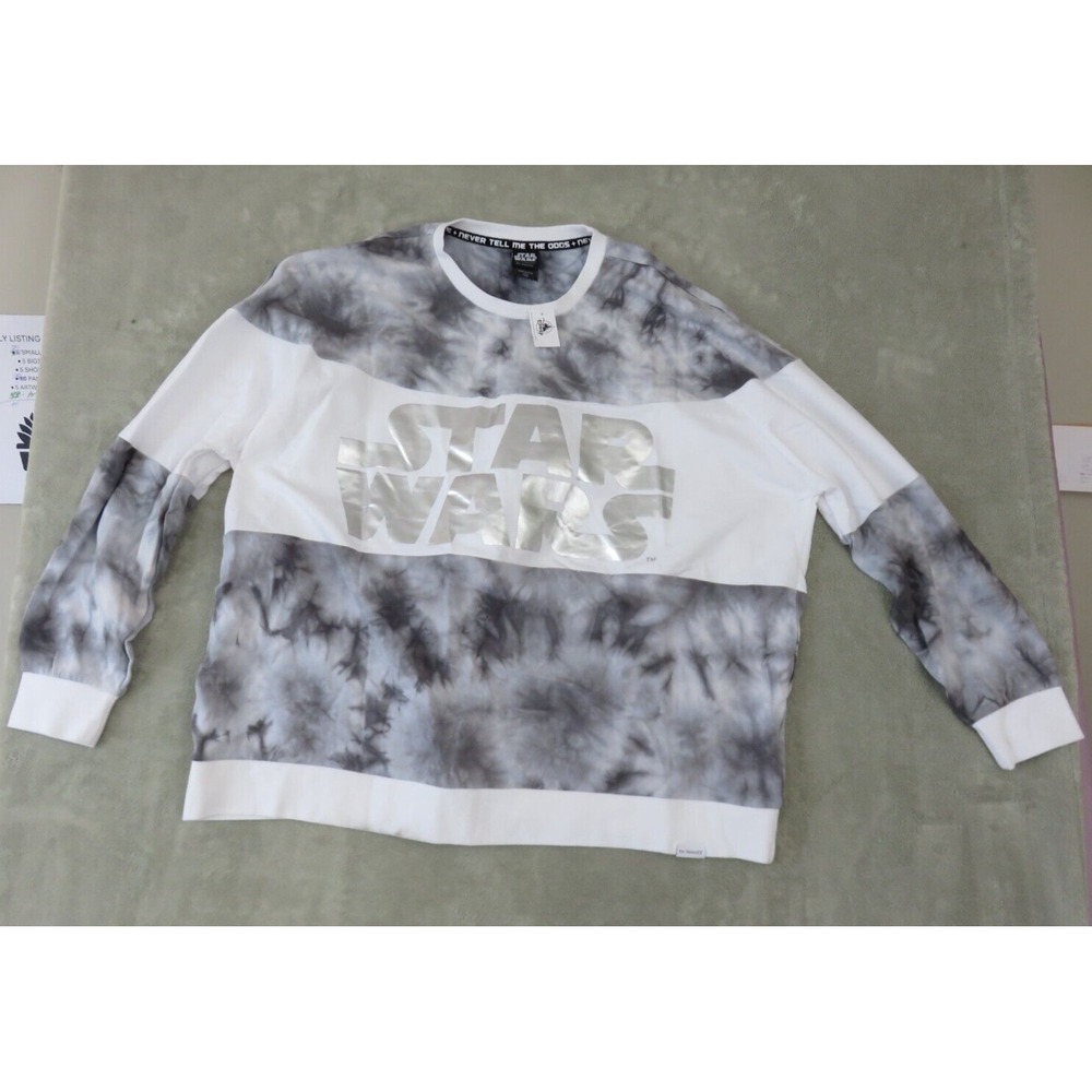 Star Wars Logo Cloud Wash Long‎ Sleeve T-Shirt for Women by Her Universe Size 2X